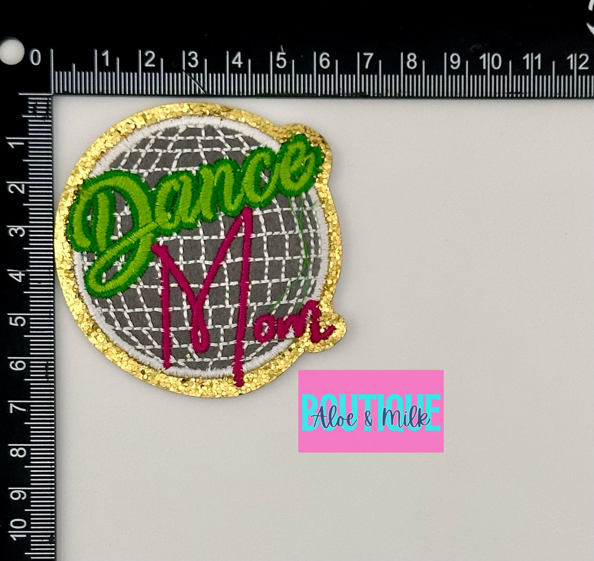 Dance Mom Disco Ball Patch