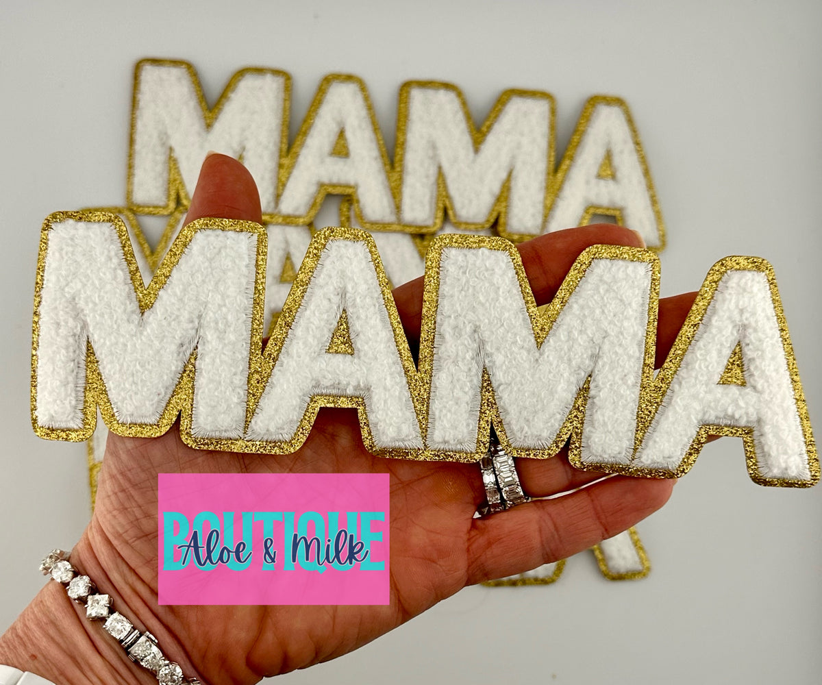 MAMA chenille patch