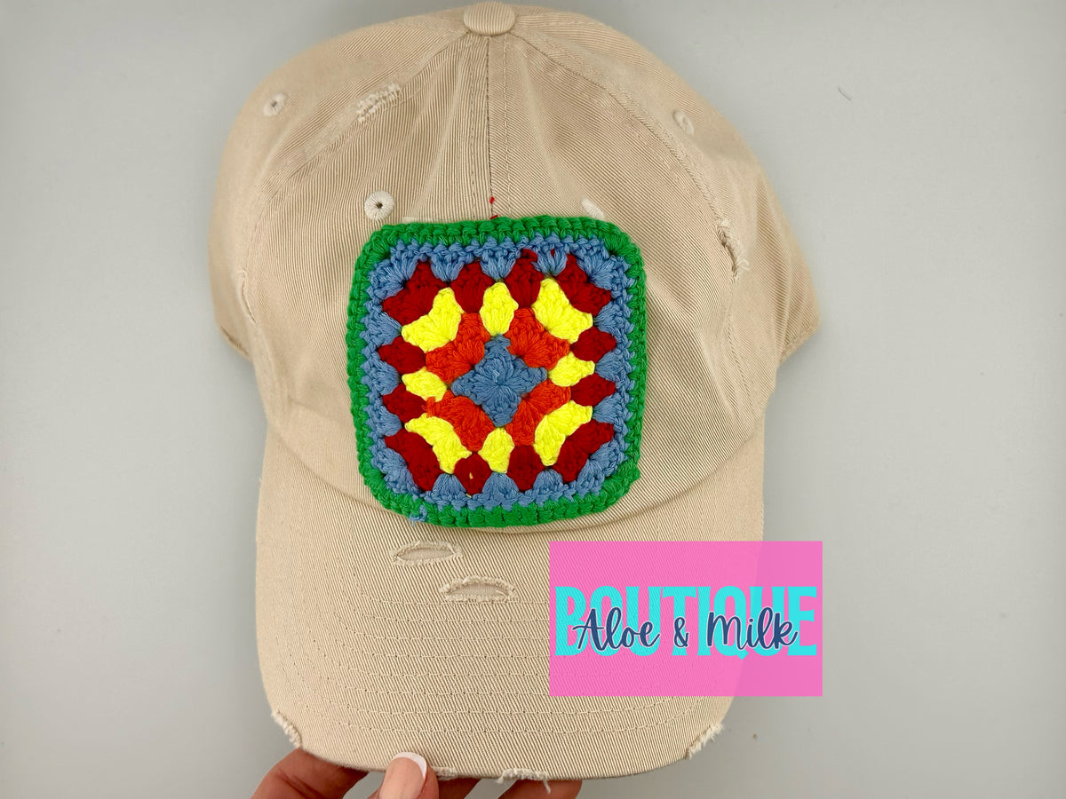 Granny Square Crochet patch, granny square