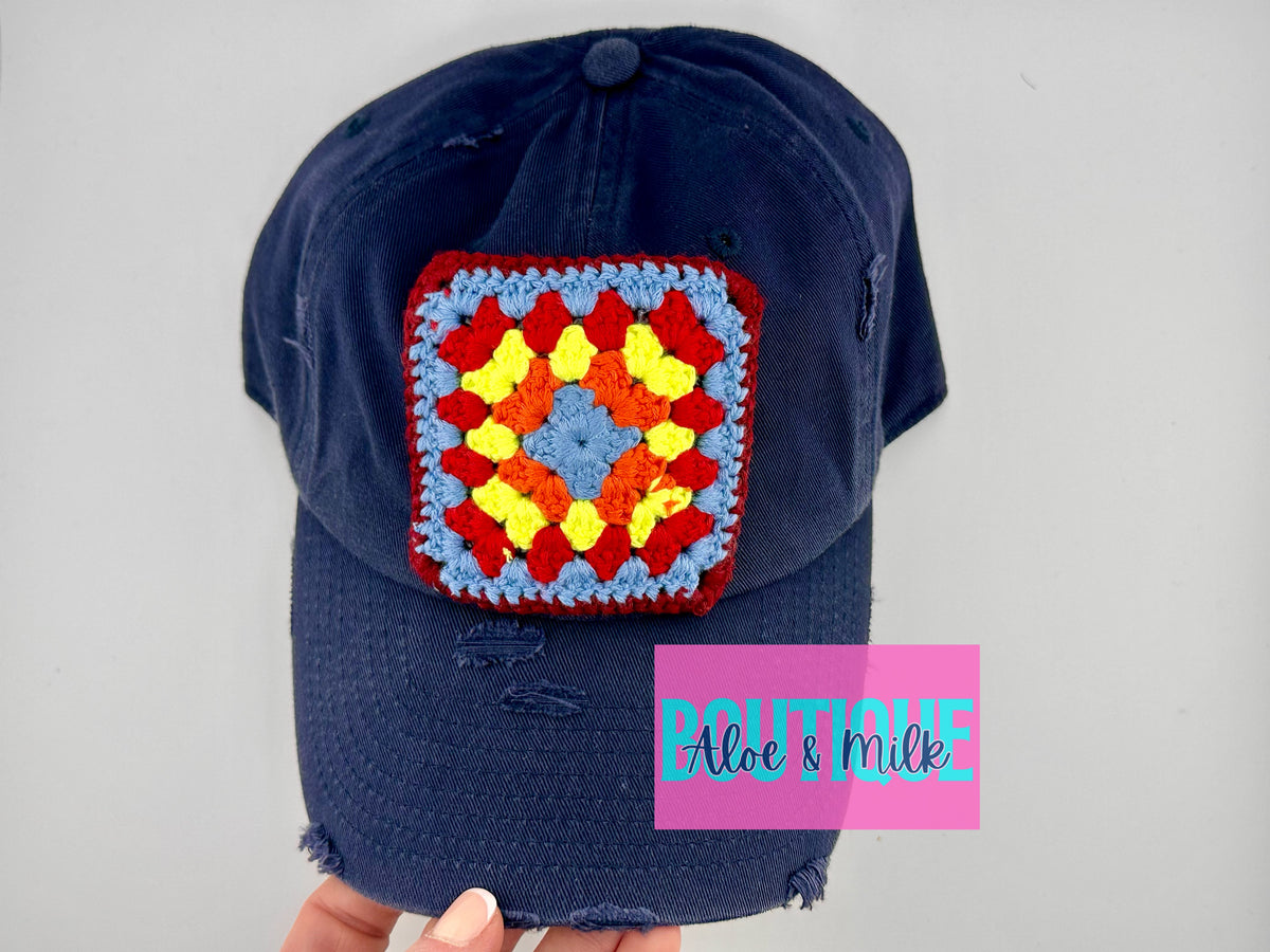 Granny Square Crochet patch, granny square