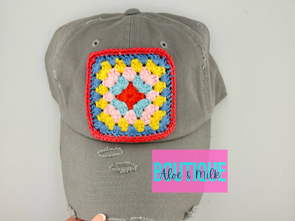 Granny Square Crochet patch, granny square