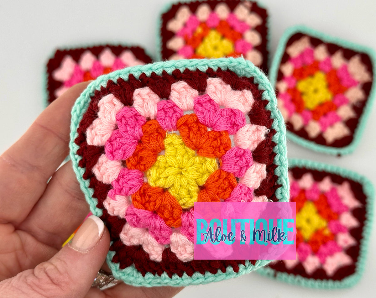 Granny Square Crochet patch, granny square