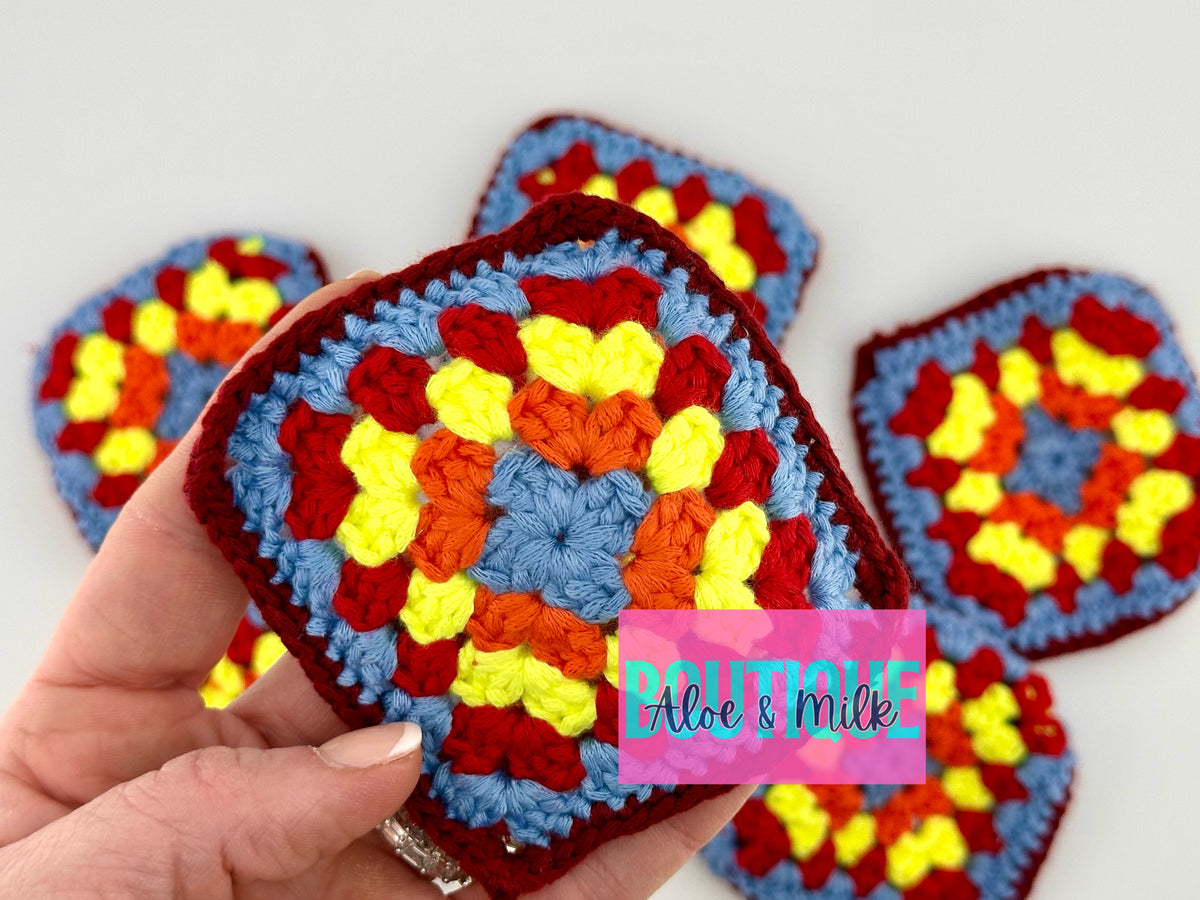 Granny Square Crochet patch, granny square