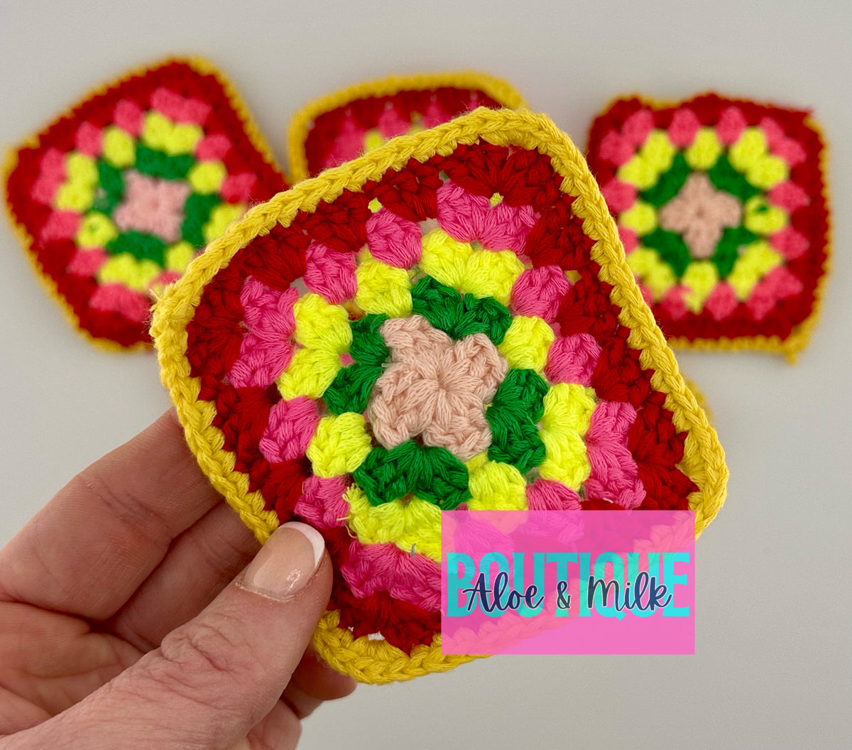Granny Square Crochet patch, granny square