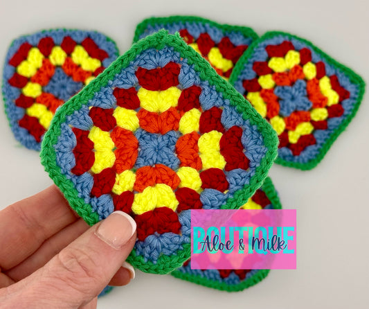 Granny Square Crochet patch, granny square