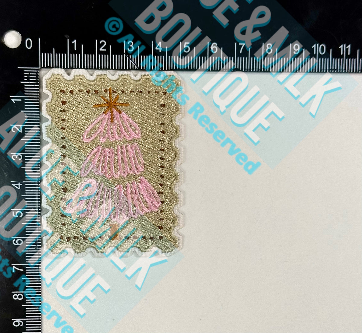 Christmas Vintage inspired Stamp tree