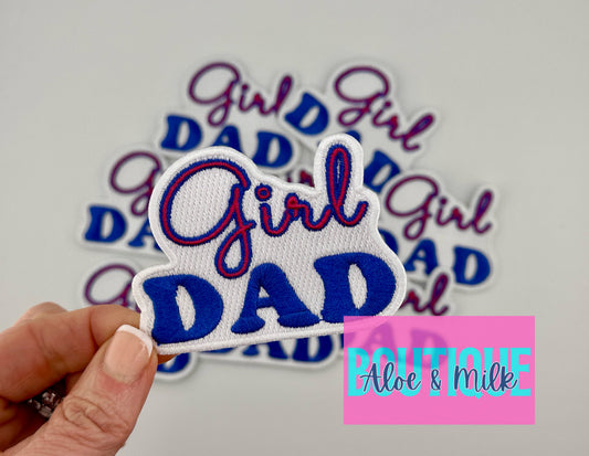 Girl Dad Patch, dad patch, dad patches