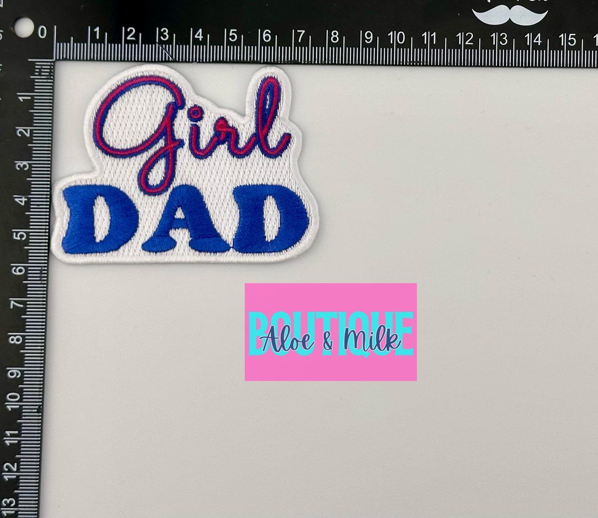 Girl Dad Patch, dad patch, dad patches