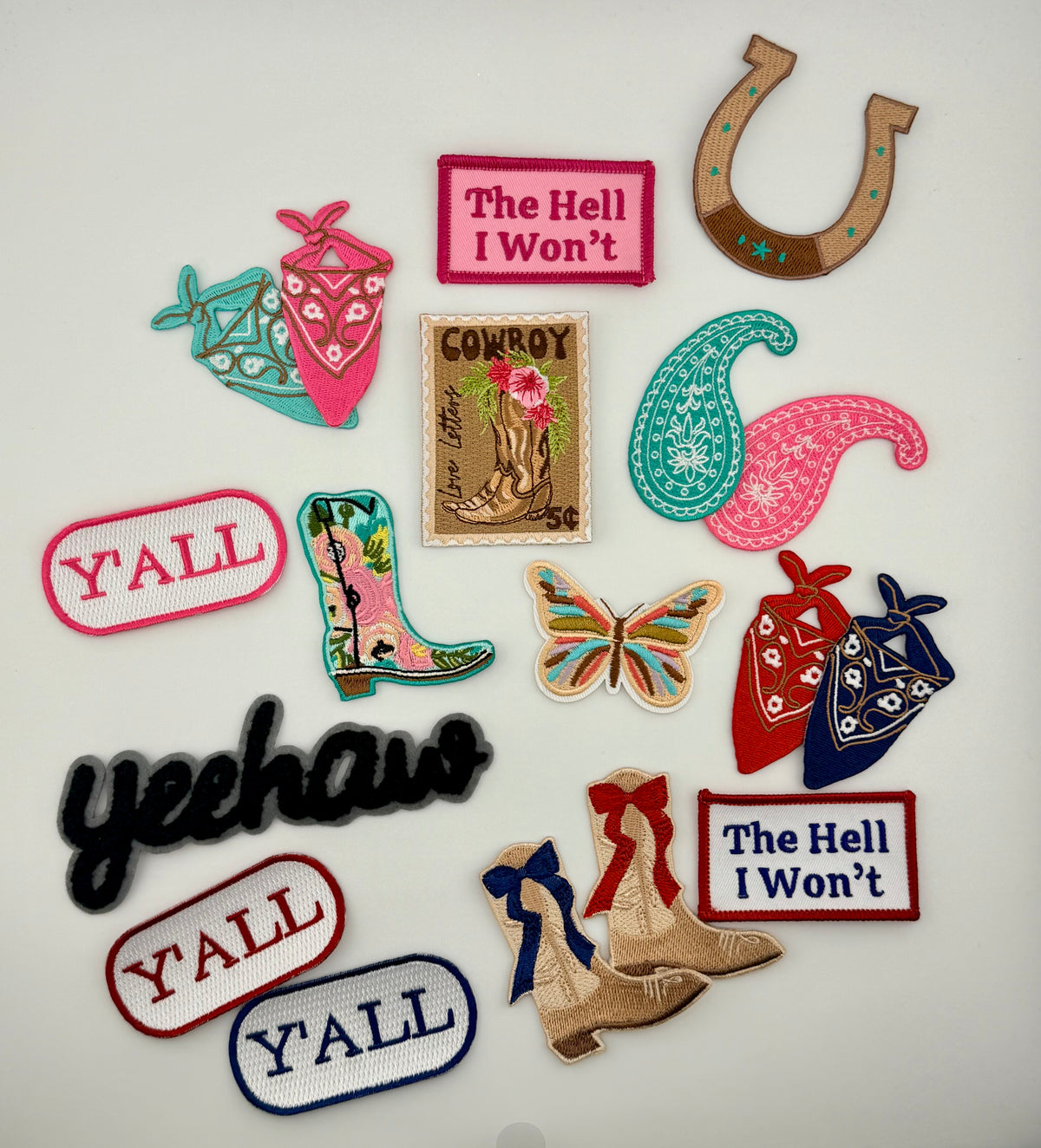 Y’all Patches, western patches