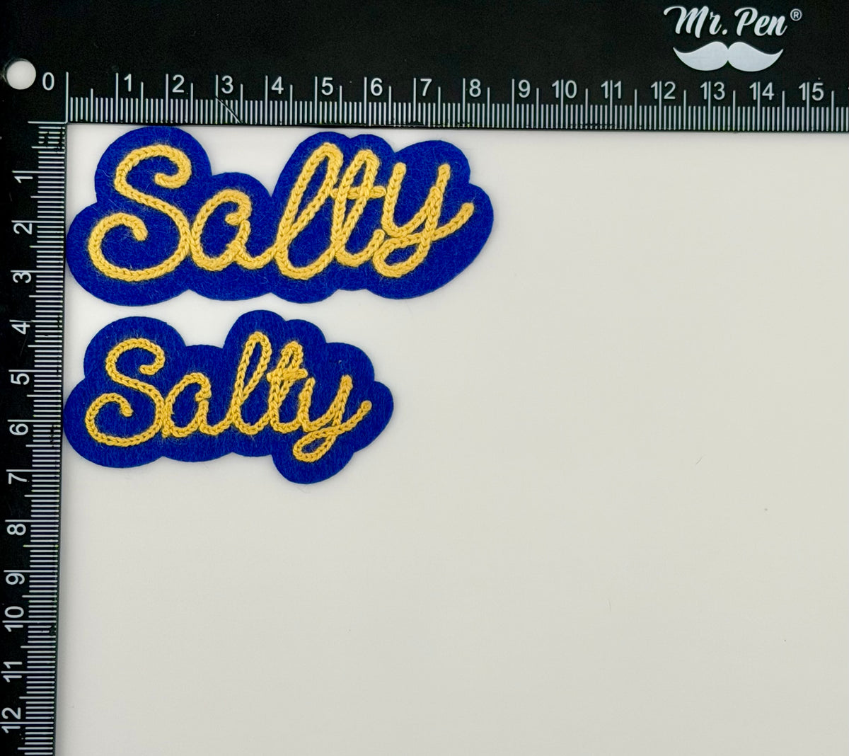 Salty Chainstitch Patch, Beach patches