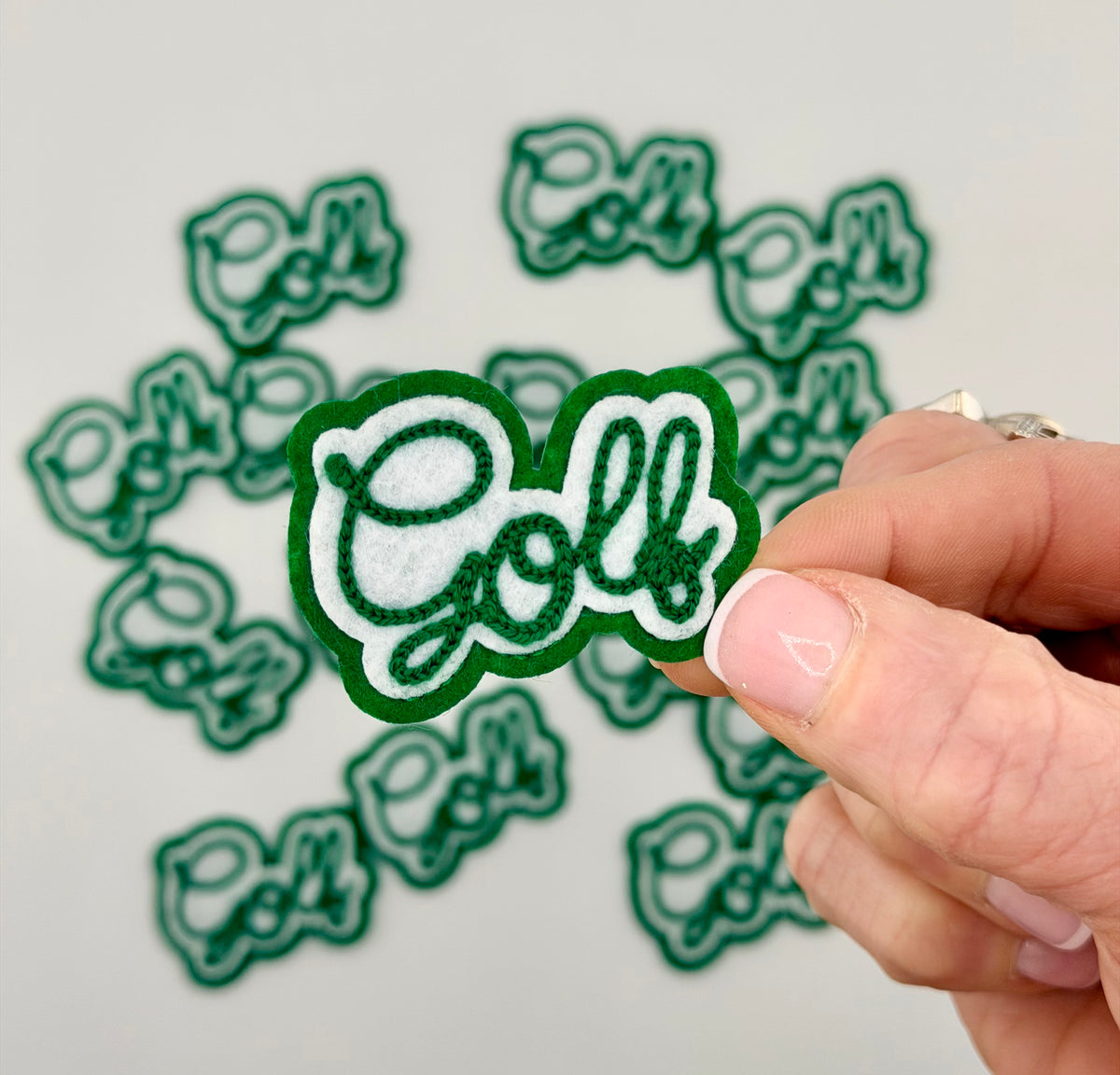 Chainstitch Golf Patch, Golf, Game Day, golf clubs, country club