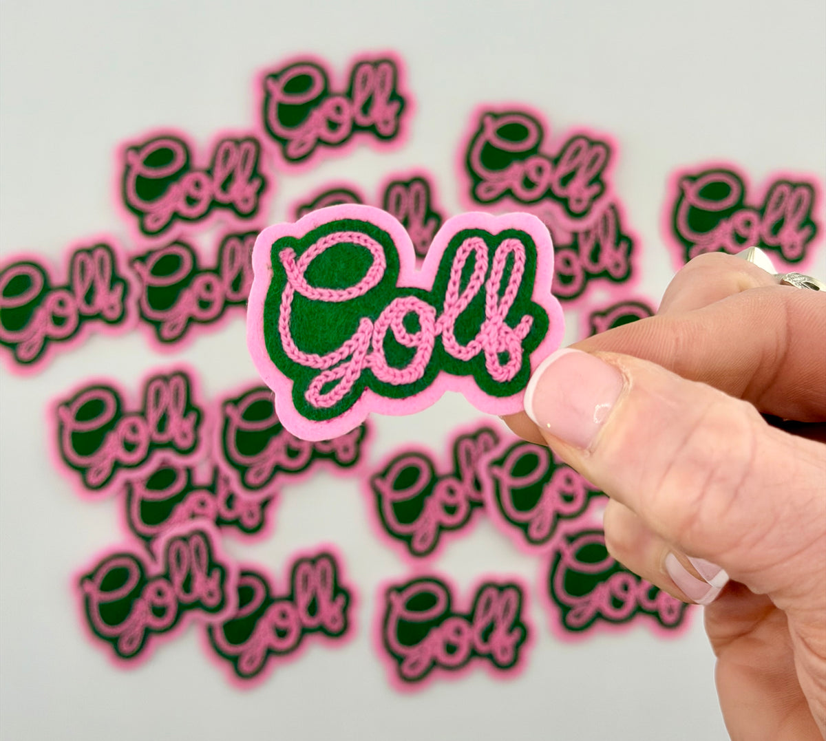 Chainstitch Golf Patch, Golf, Game Day, golf clubs, country club