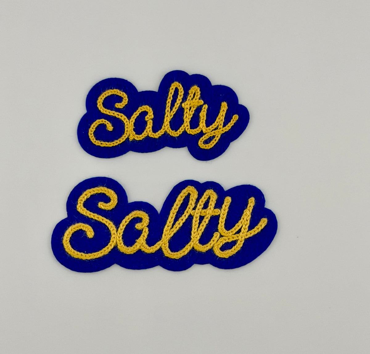 Salty Chainstitch Patch, Beach patches