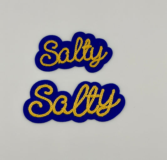 Salty Chainstitch Patch, Beach patches