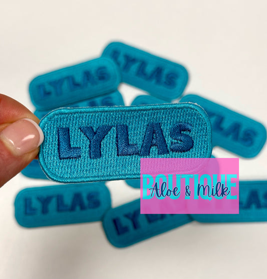 LYLAS Blue on Turquoise