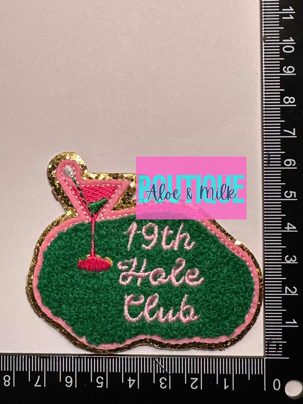 19th Hole Club Patch, golfing patch, country club