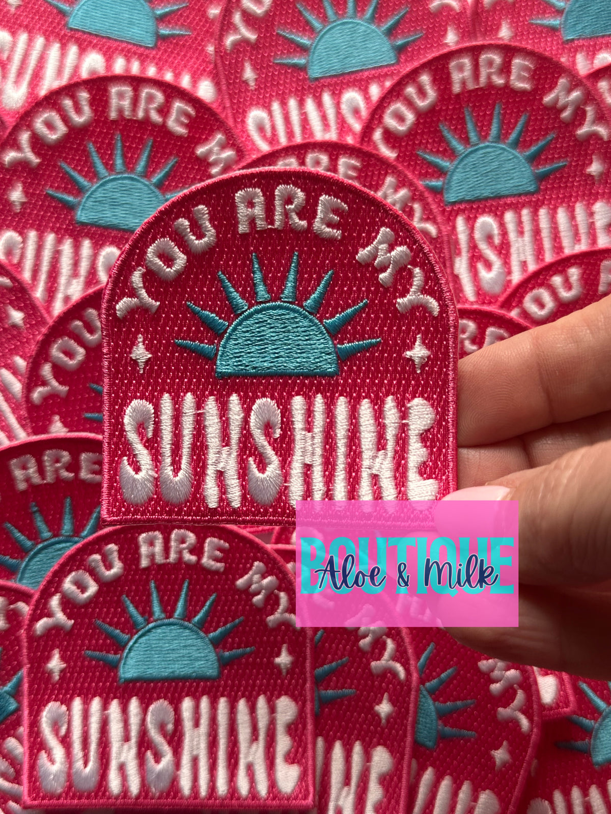 You Are My Sunshine Patch, happy patches, summer patches