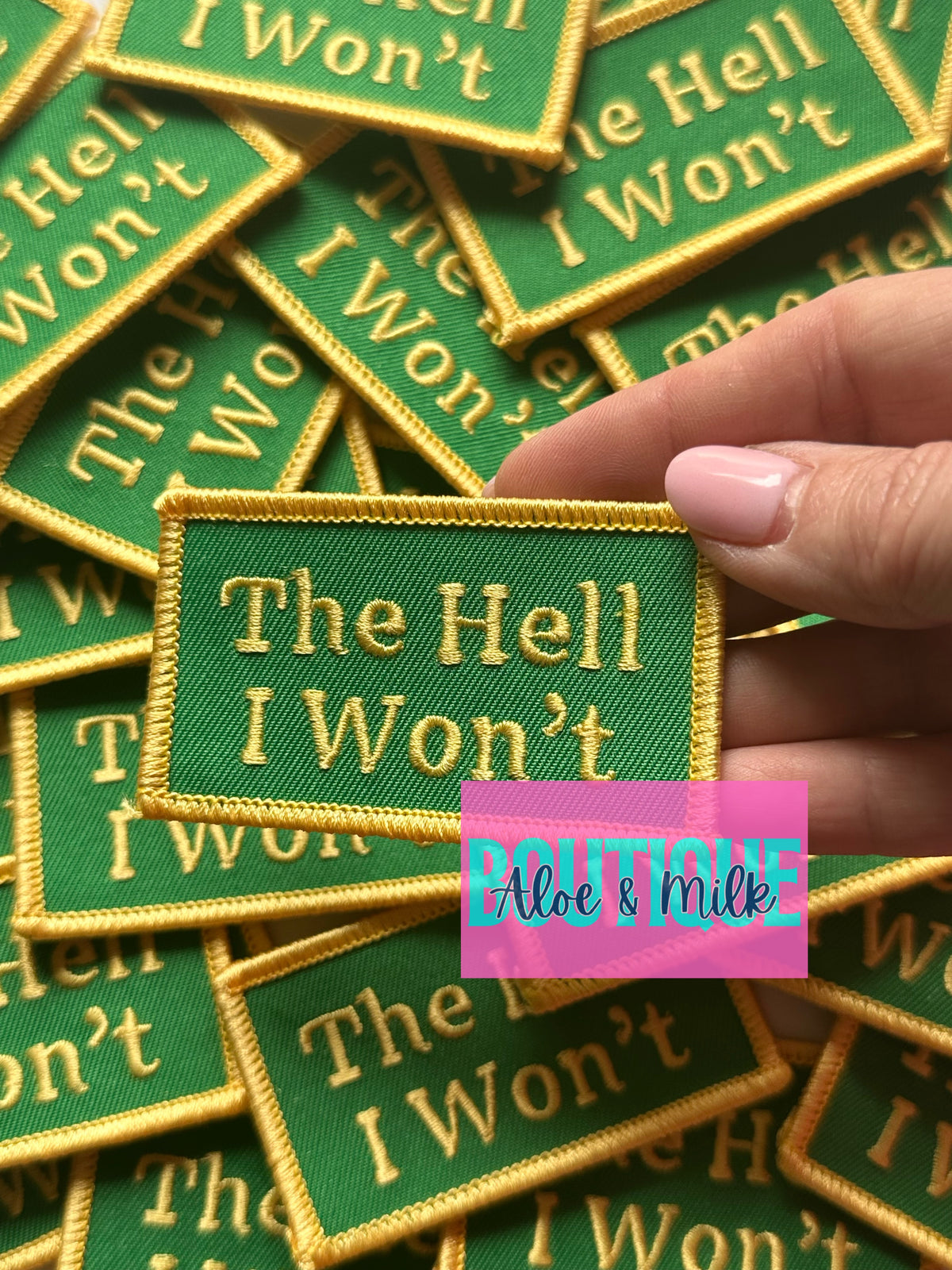 The Hell I Wont John Wayne Patch, John Wayne patches, The hell I won't patch