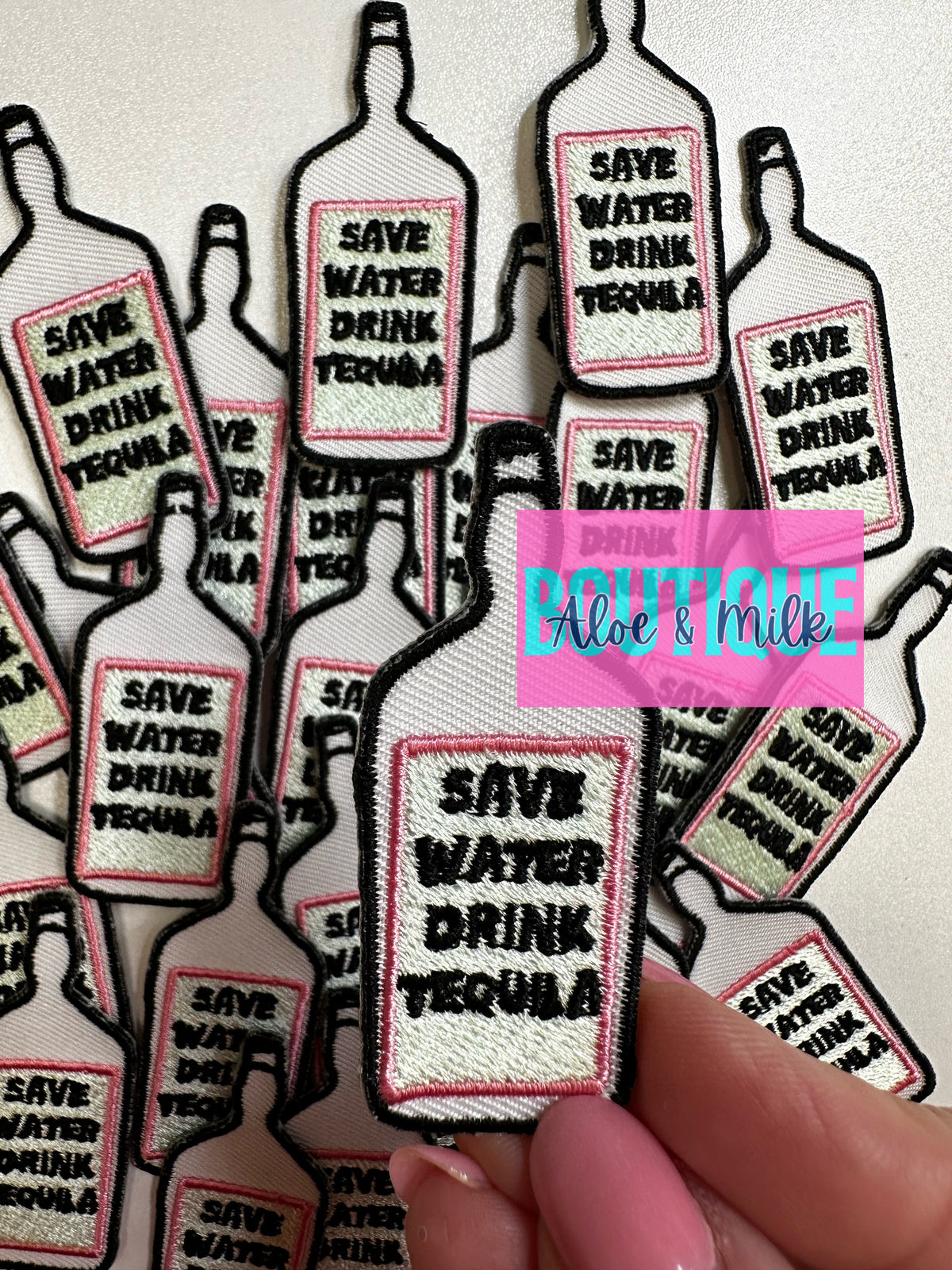 Save water Drink Tequila bottle