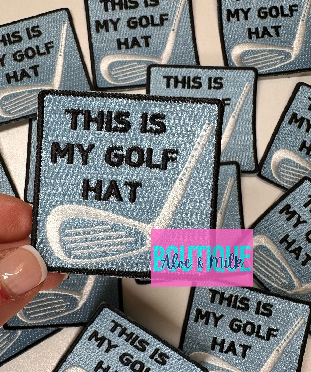 This is my Golf Hat Patches, golf patches, golf patch