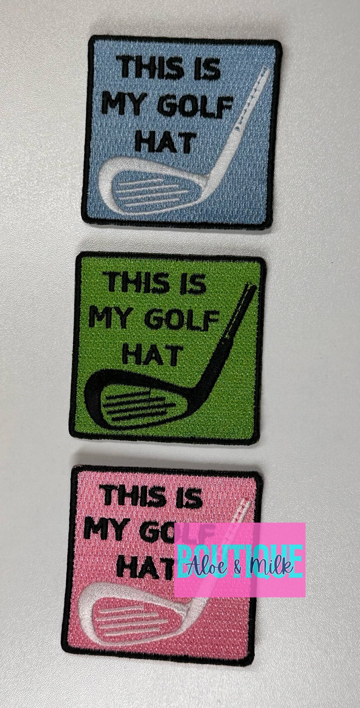 This is my Golf Hat Patches, golf patches, golf patch