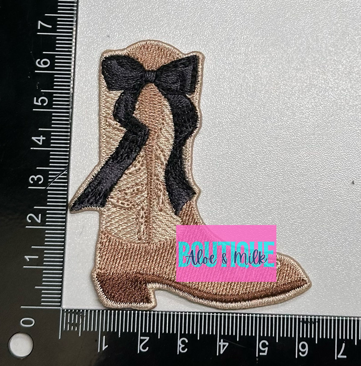 Boot Bow patch, boots patches, western patches, boot patch, cowgirl patches