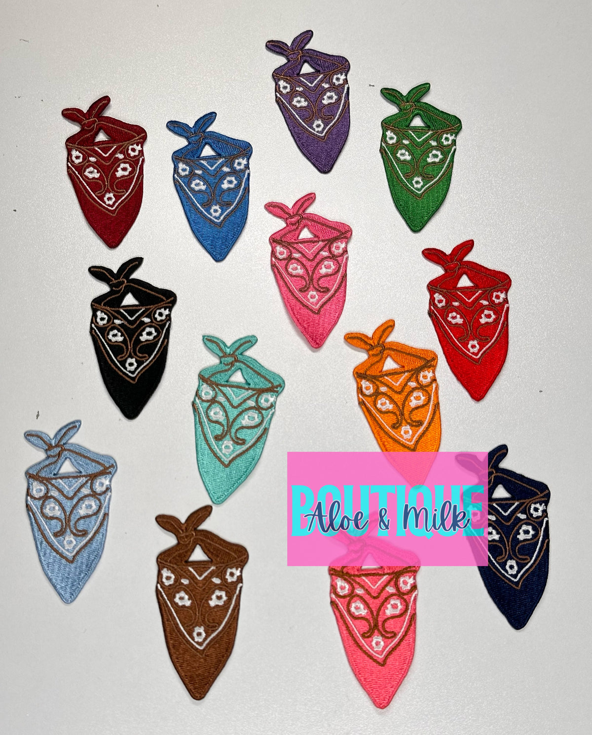 Bandana Patch, western patches, cowboy patches