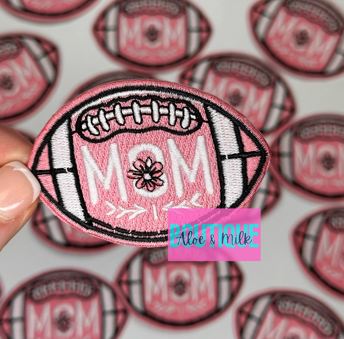 Football Mom Flower Football
