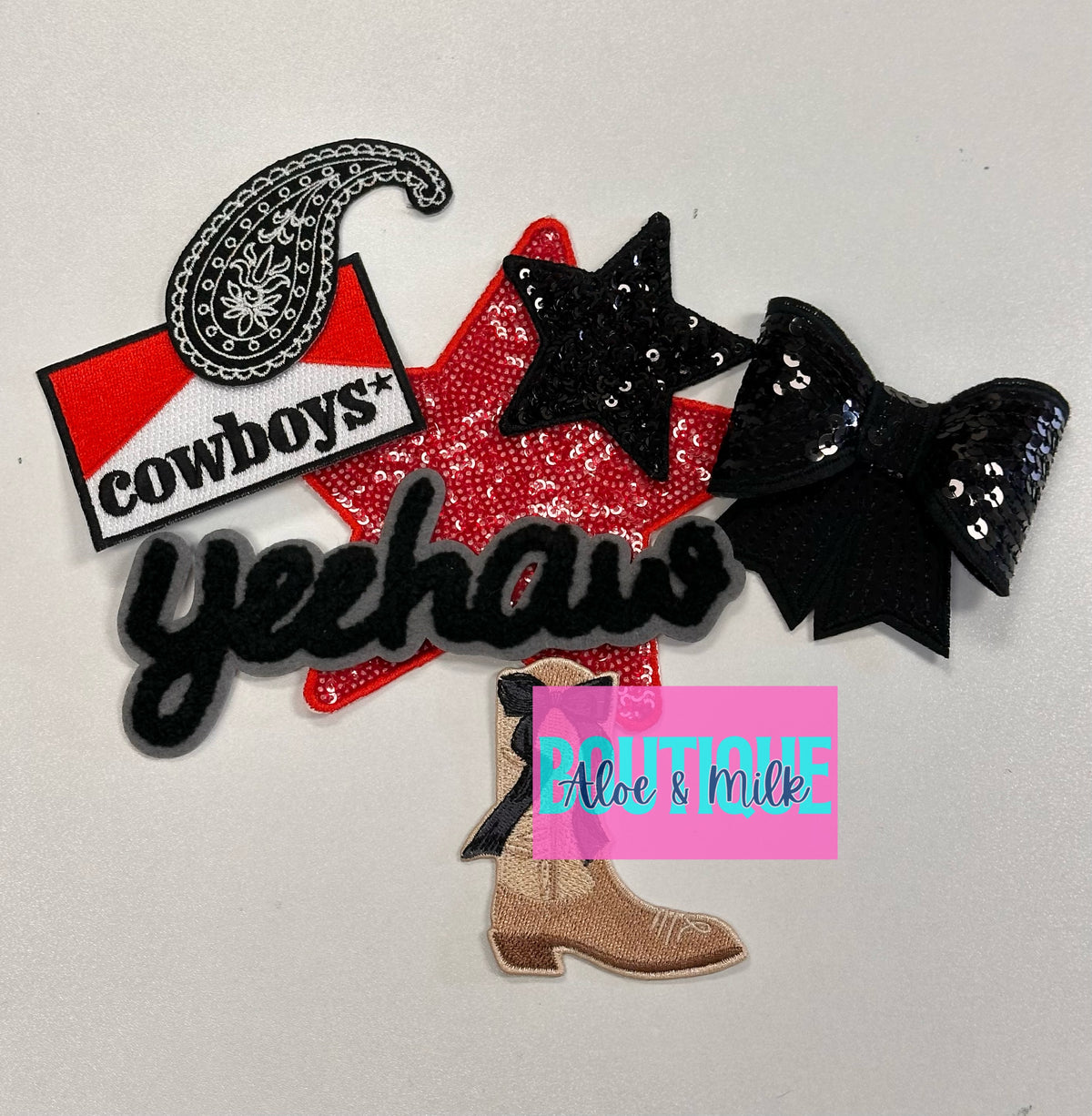 Yeehaw Chenille Patch, yeehaw patch, western patches