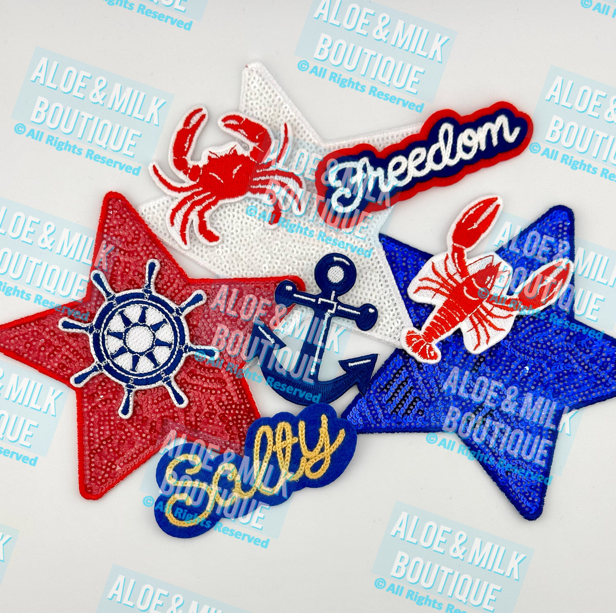 Sailing Anchor patch, beach patches, Naval patches