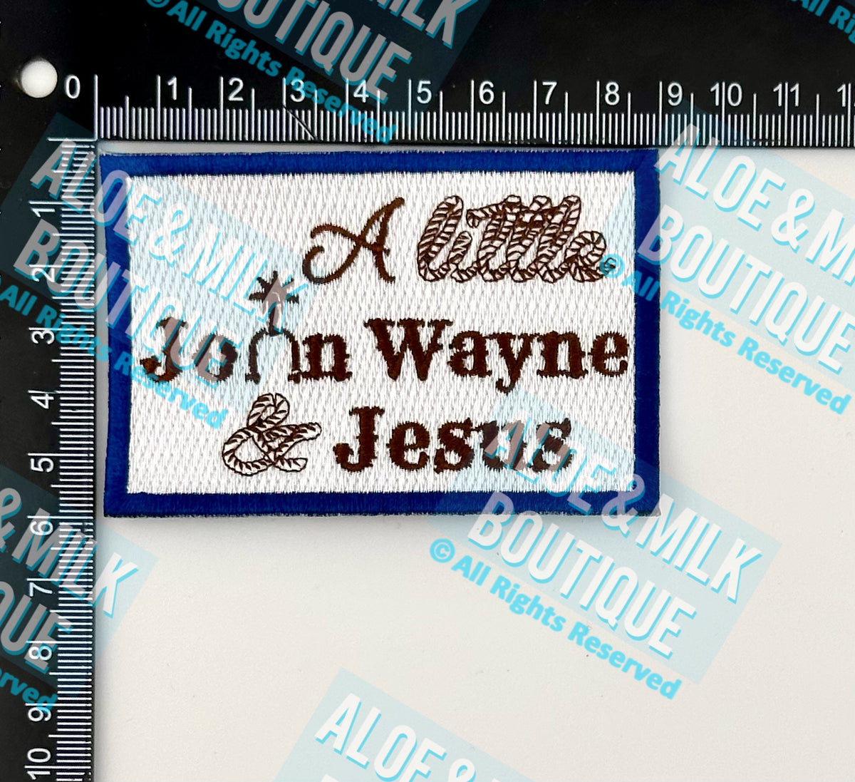 John Wayne and Jesus Patch, John Wayne, Western patches