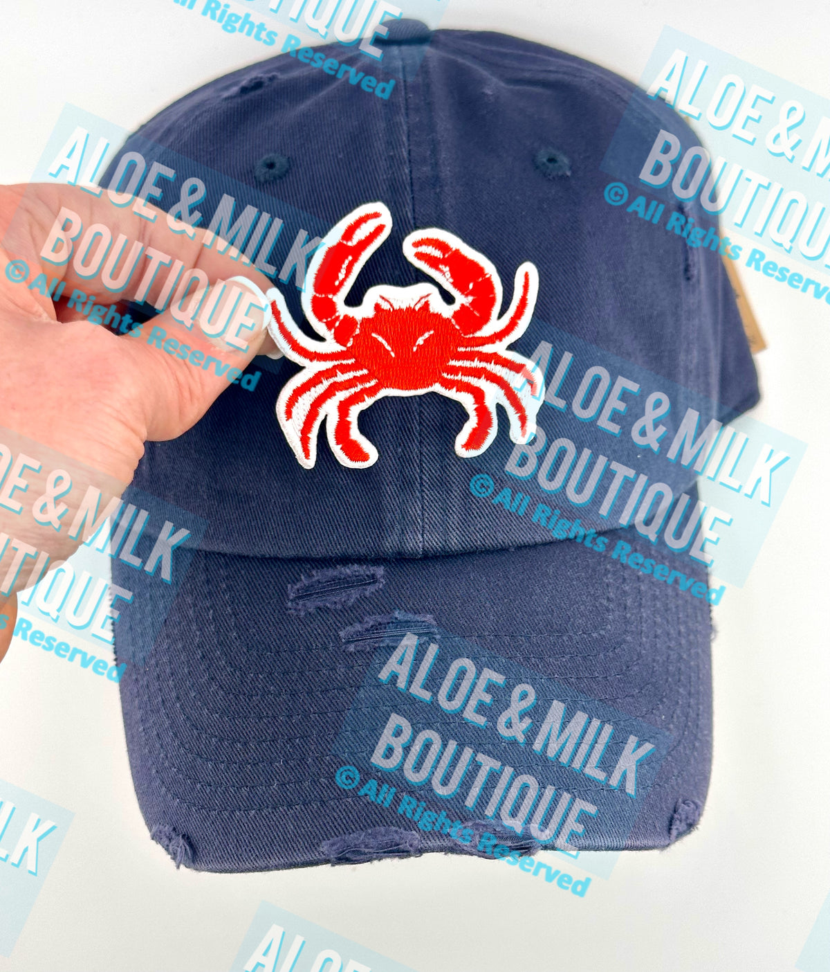 Crab patch red, ocean patches, beach patch
