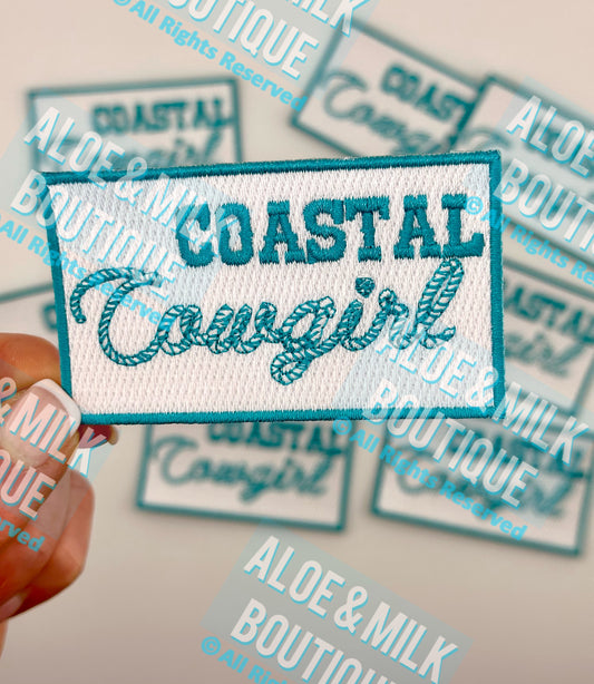 Coastal Cowgirl patch, beach patches