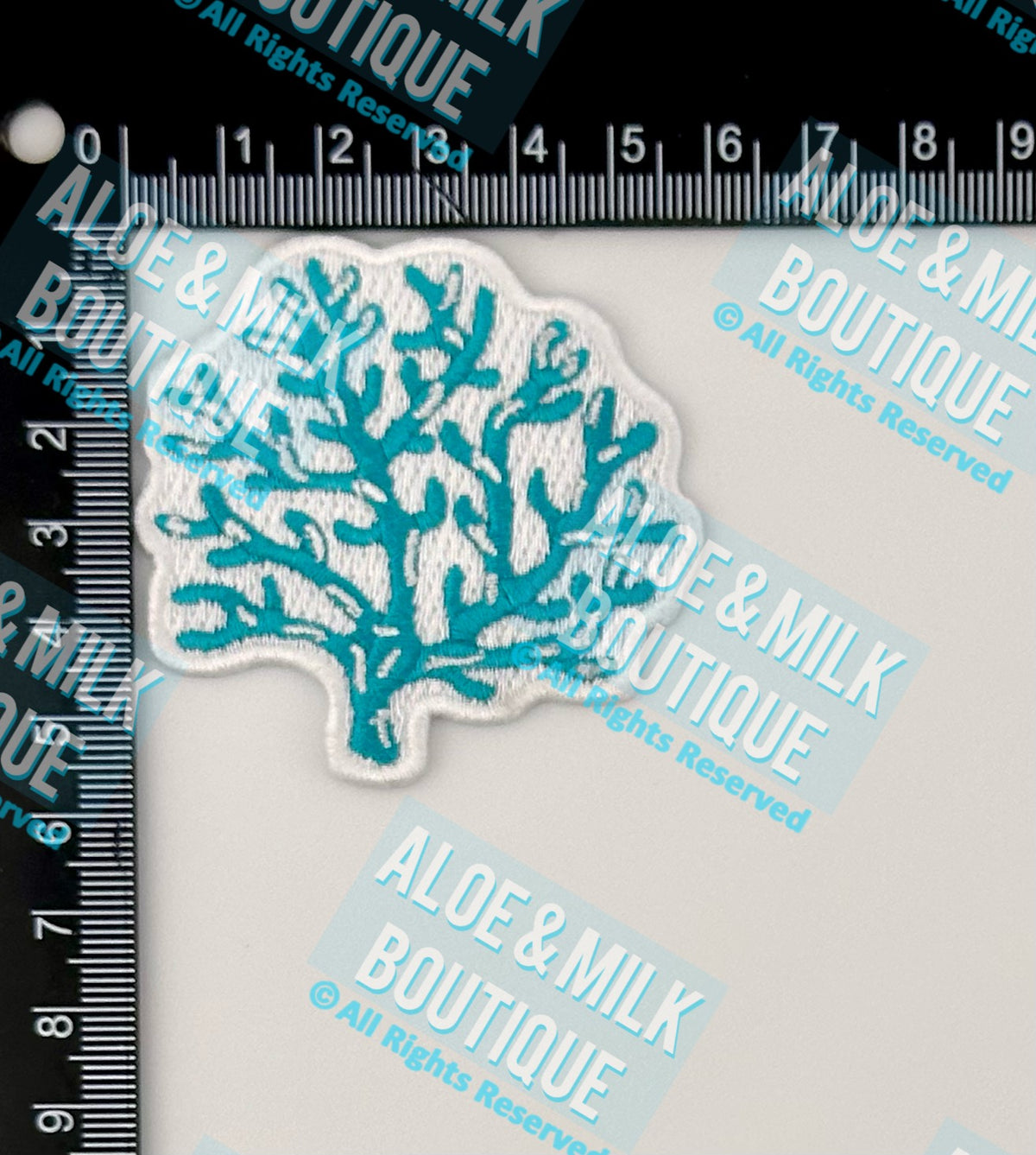 Coral Turquoise patch, coral patch, beach patch