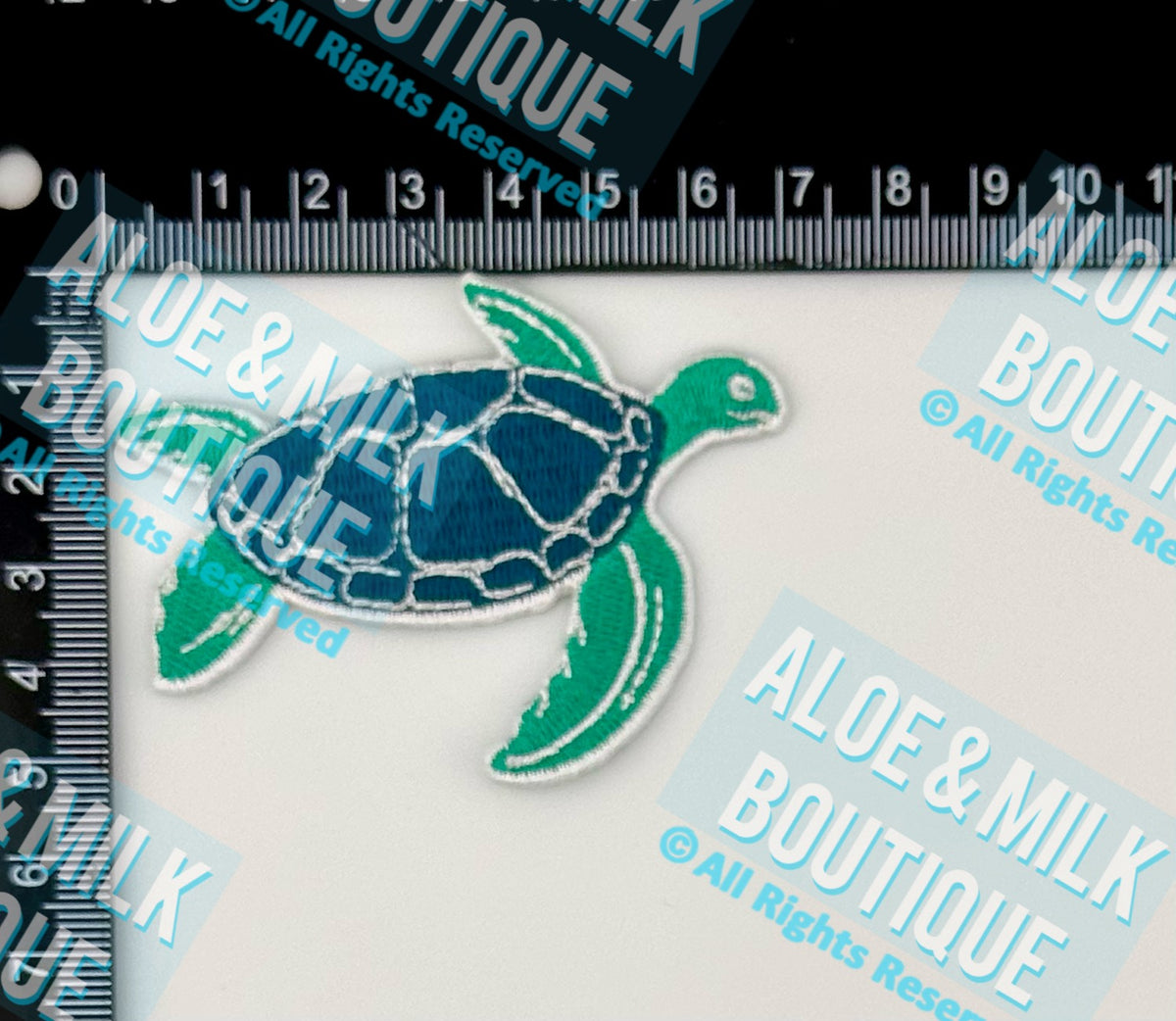 Sea Turtle patch Green, ocean patches, beach patches