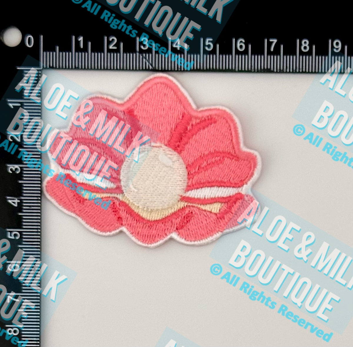 Shell with Pearl Patch, beach patches