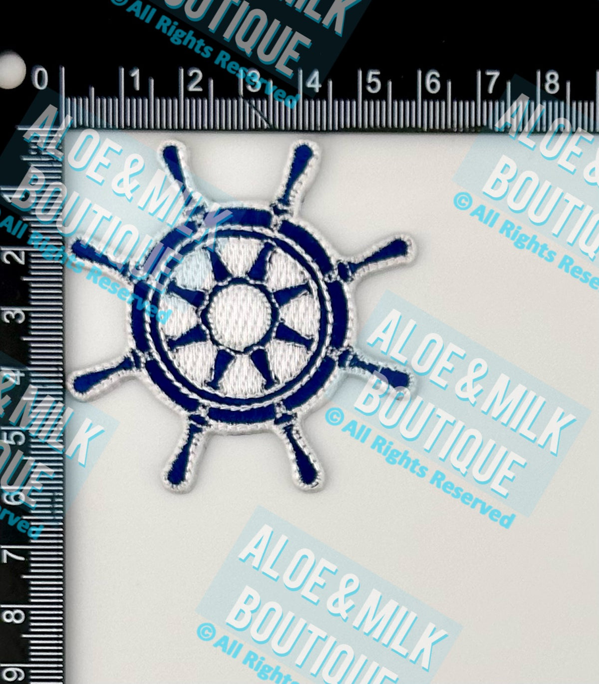 Sailboat Helm, sailing patches, helm patch, beach patches