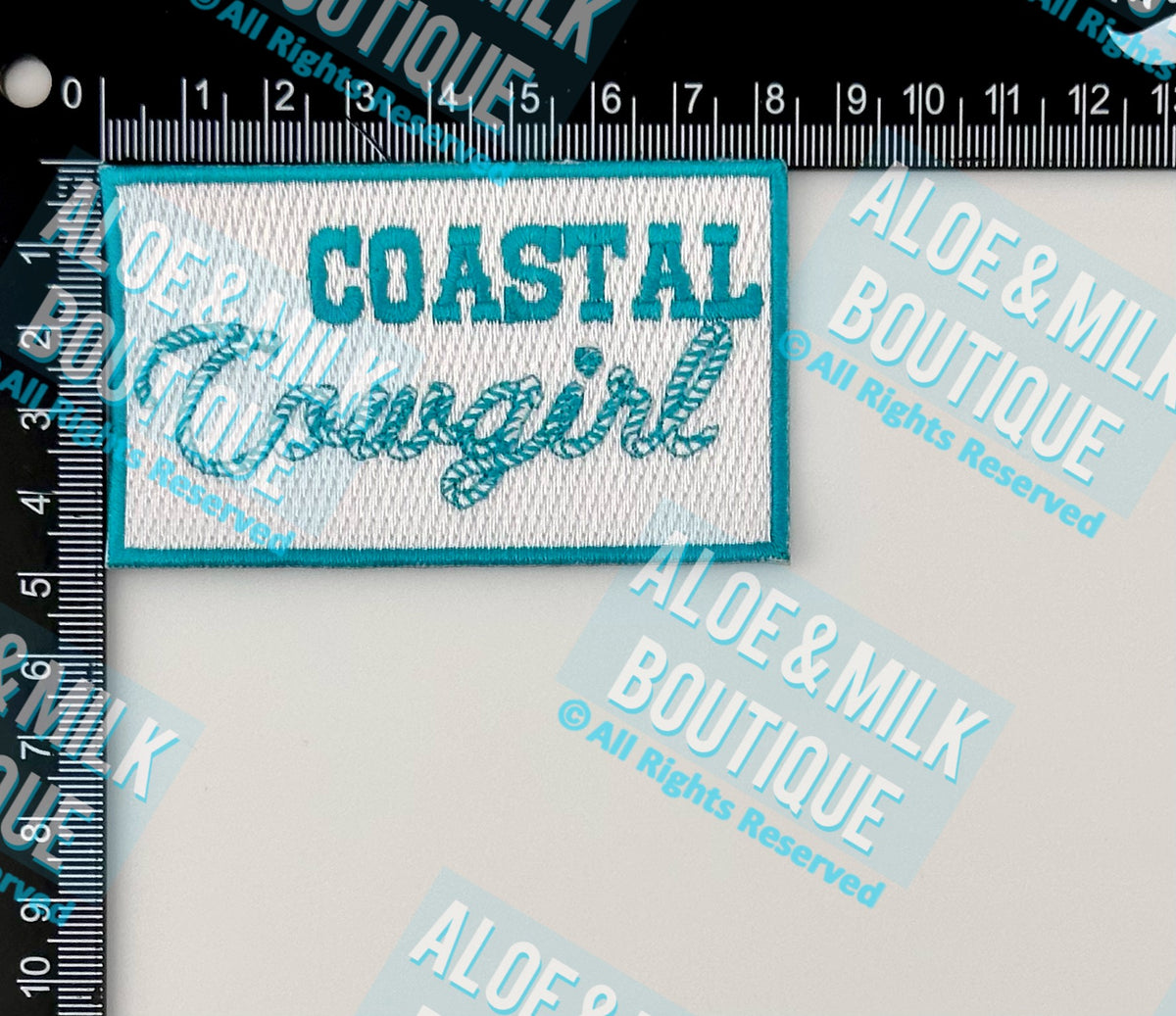 Coastal Cowgirl patch, beach patches