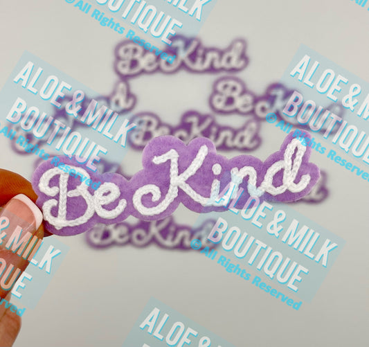 Be Kind Chainstitch Patch