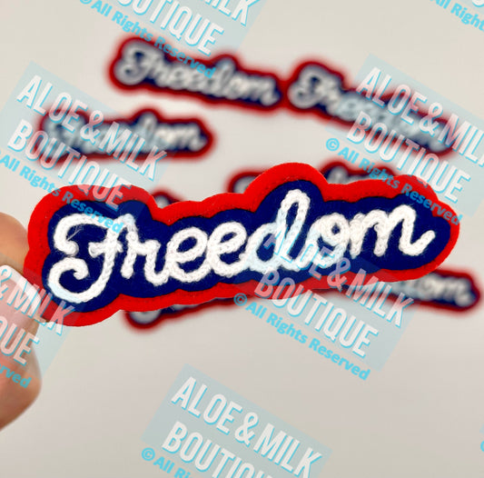 Freedom Chainstitch Patch