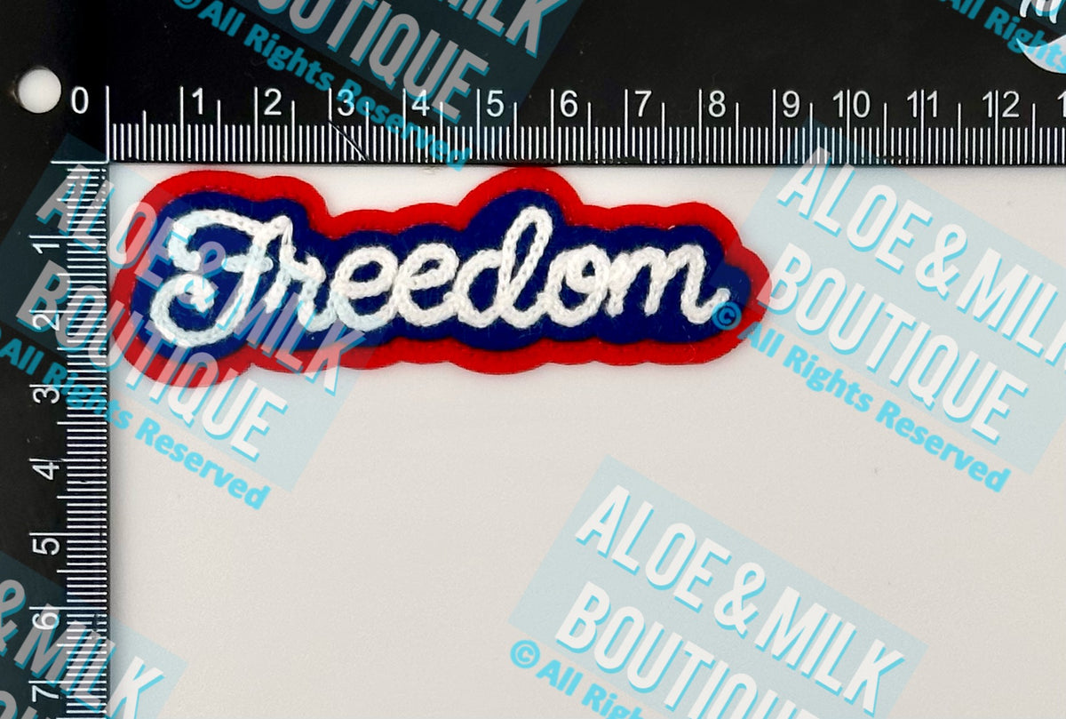 Freedom Chainstitch Patch