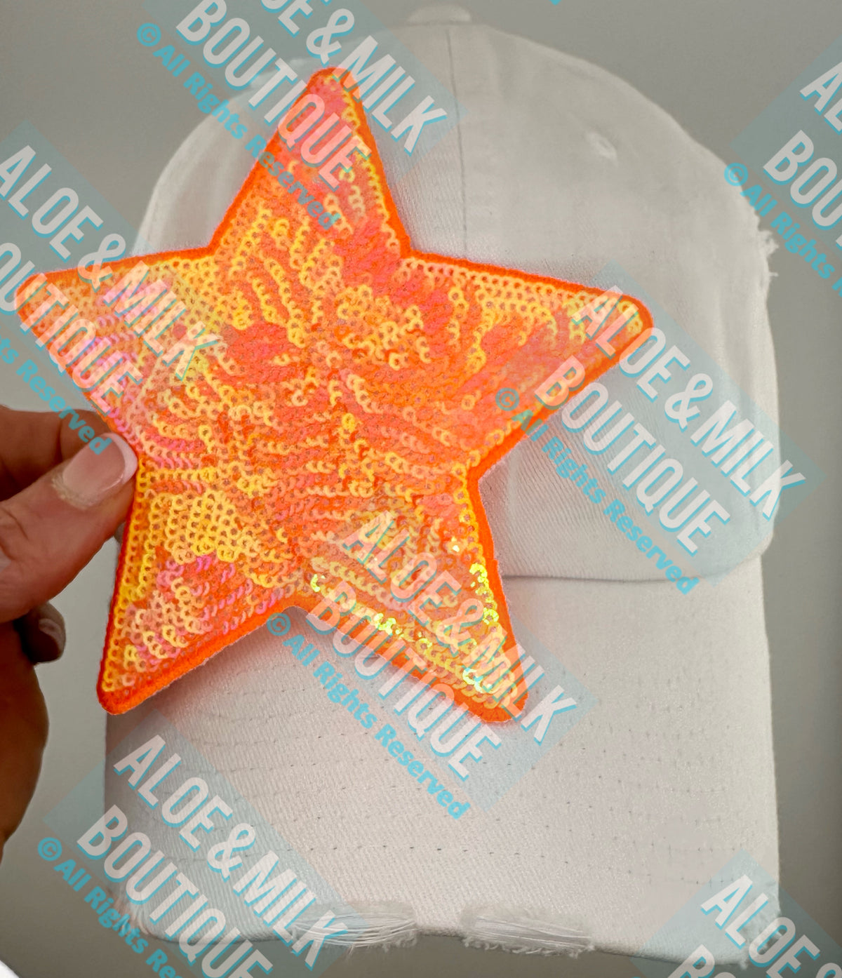 New Sequin Stars, sequin star patch, small and large, dance patches