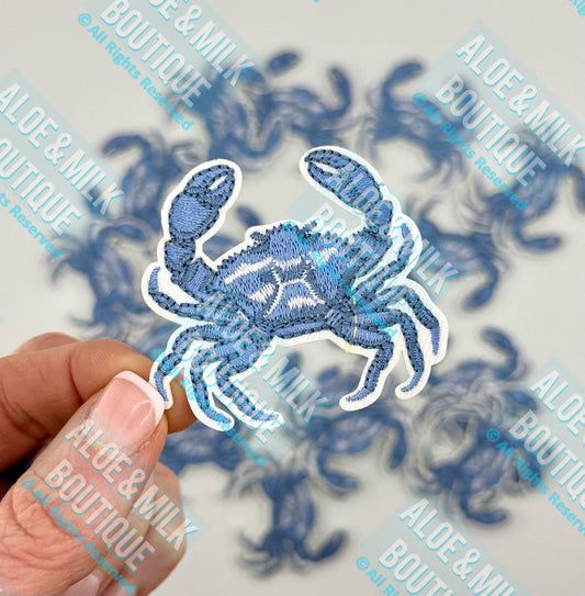 Blue Crab Patch, beach crab, ocean crab patch, sea patches