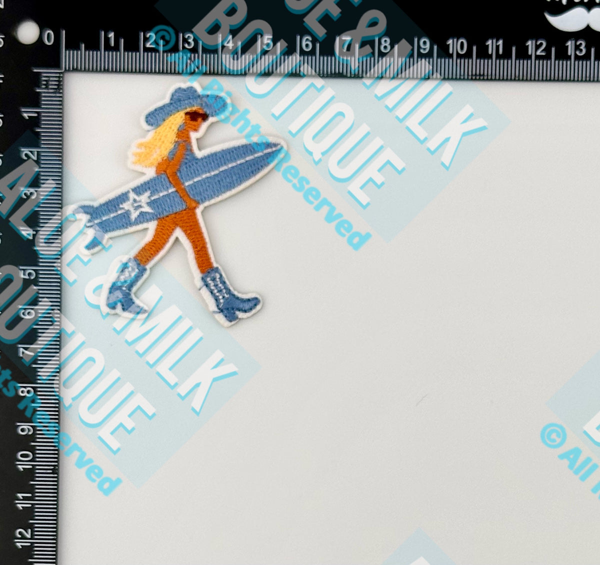 Surf Girl Patch, coastal cowgirl, beach vibes, beach patches