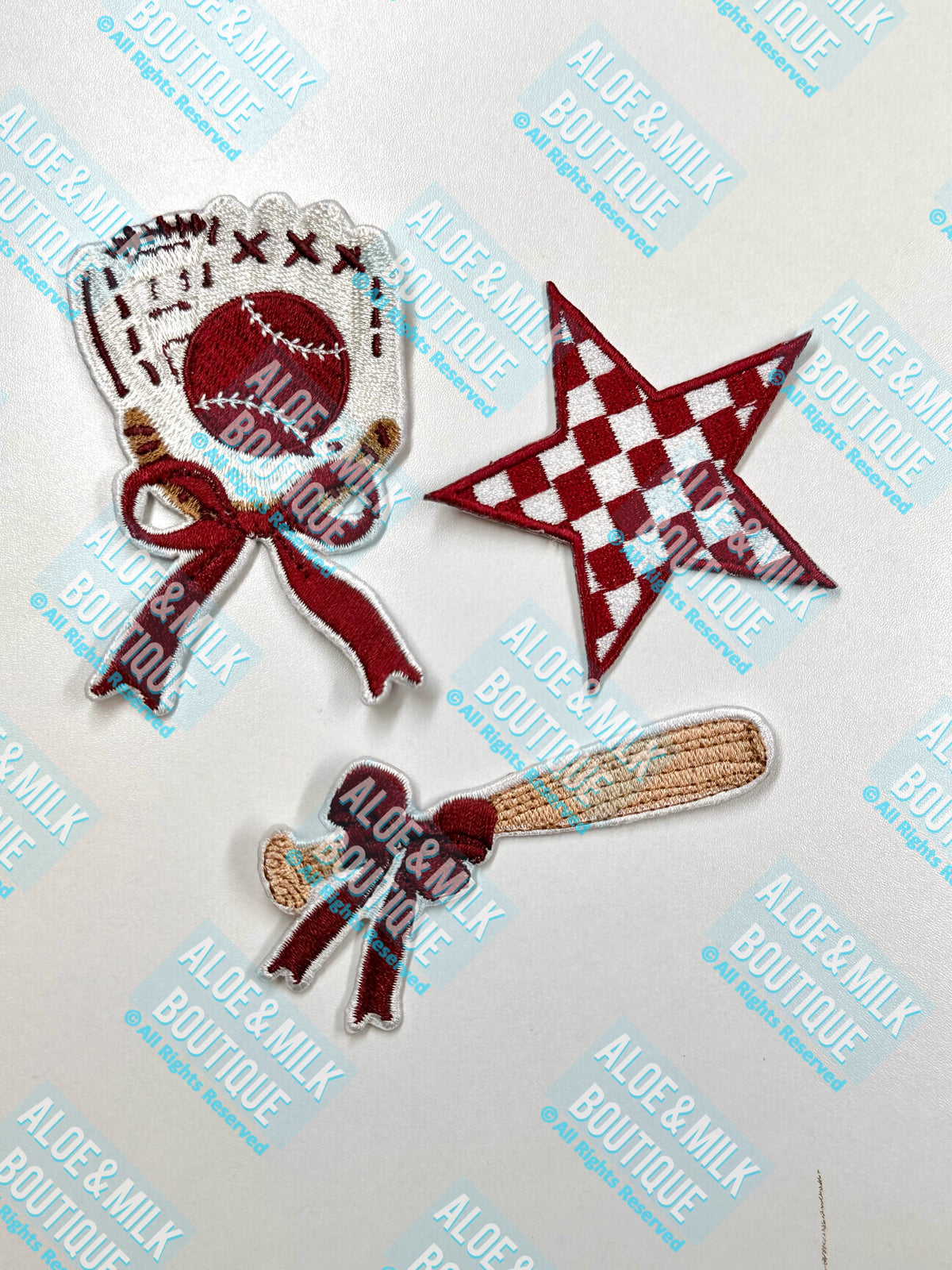 Baseball Trio Bundle, baseball patches, softball patches