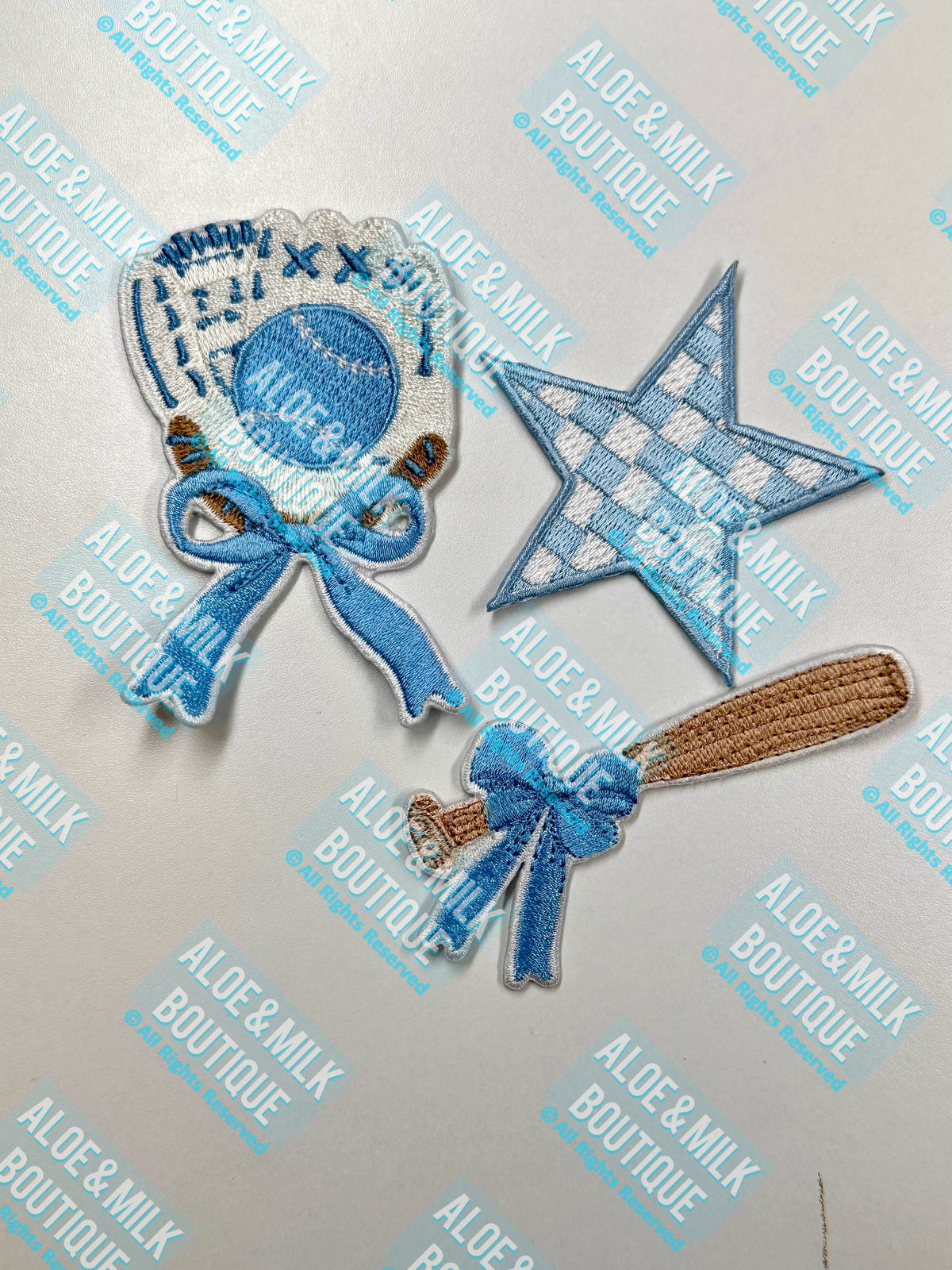 Baseball Trio Bundle, baseball patches, softball patches