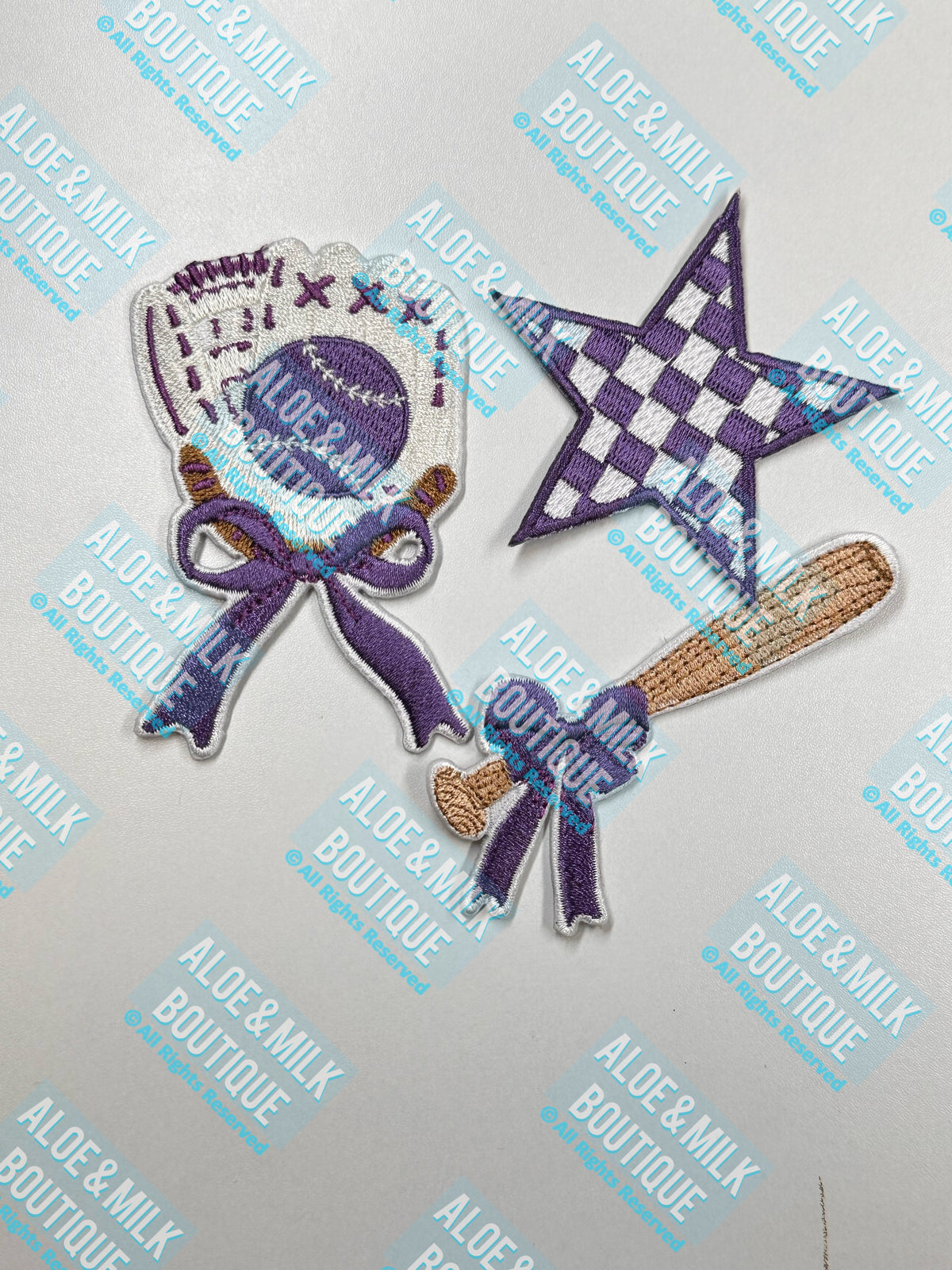 Baseball Trio Bundle, baseball patches, softball patches