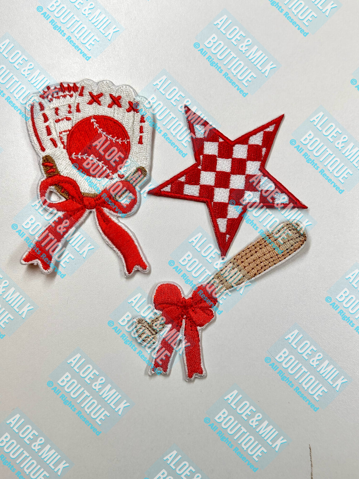 Baseball Trio Bundle, baseball patches, softball patches