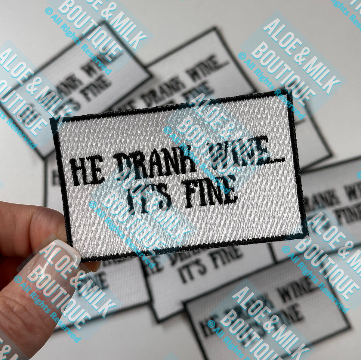 He Drank Wine... It's Fine