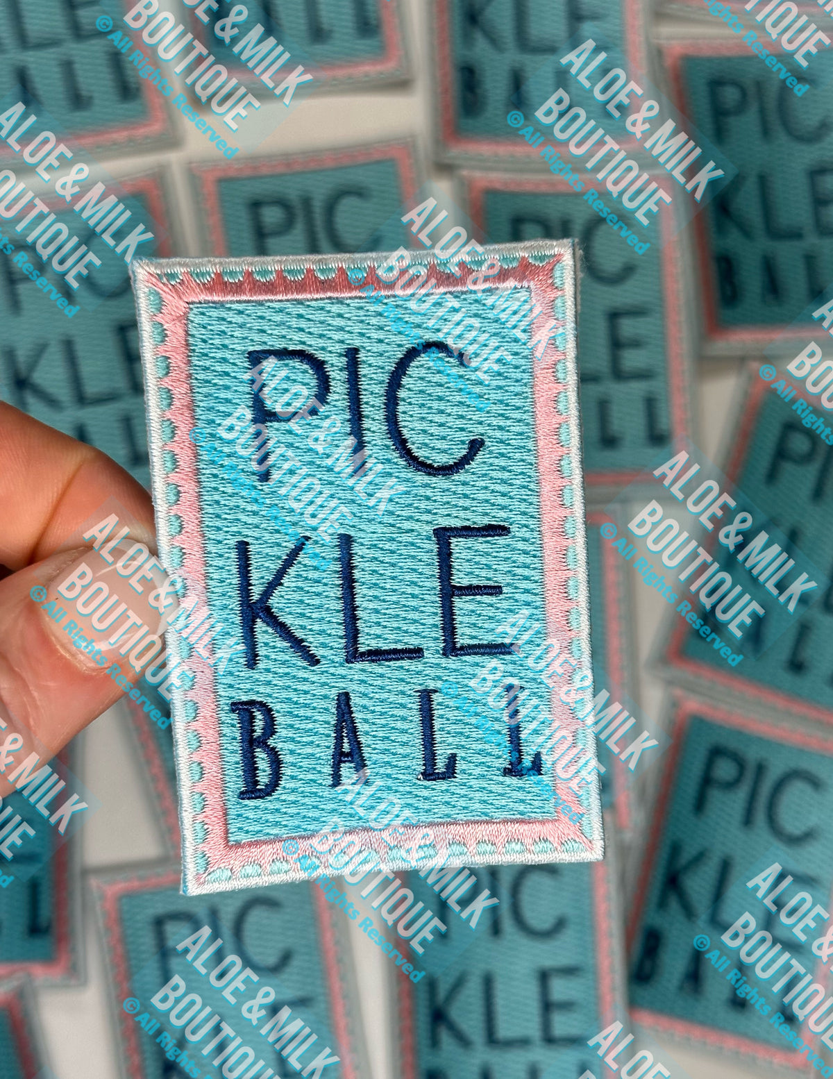 Pickleball Stamp Patch, pickleball, pickleball hat, pickleball patches